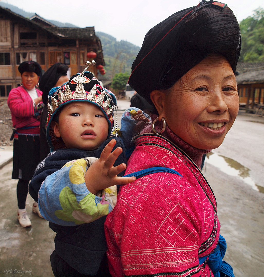 Yao grandmother and baby