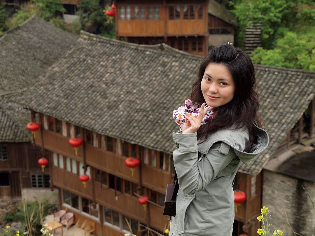 Catherina Luo in Longsheng China