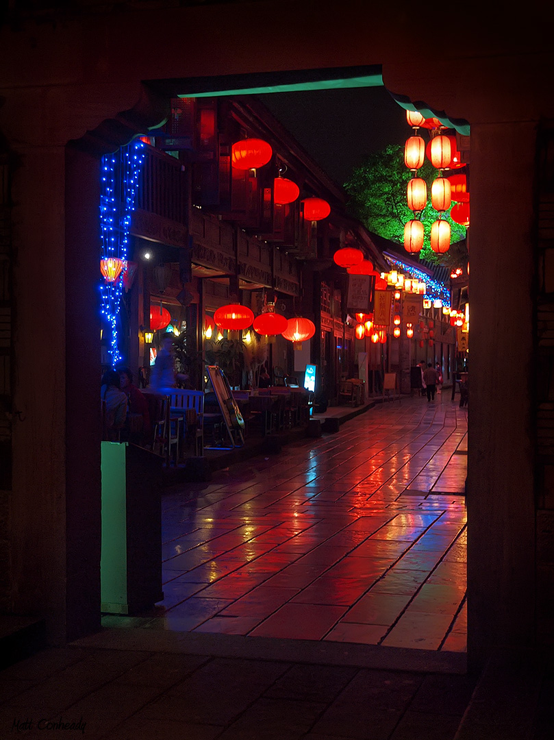 Jinli Street at night