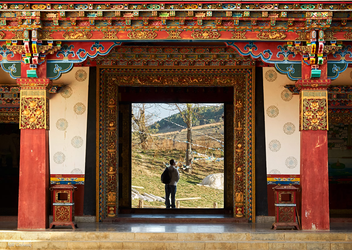 tibetan monastery gate