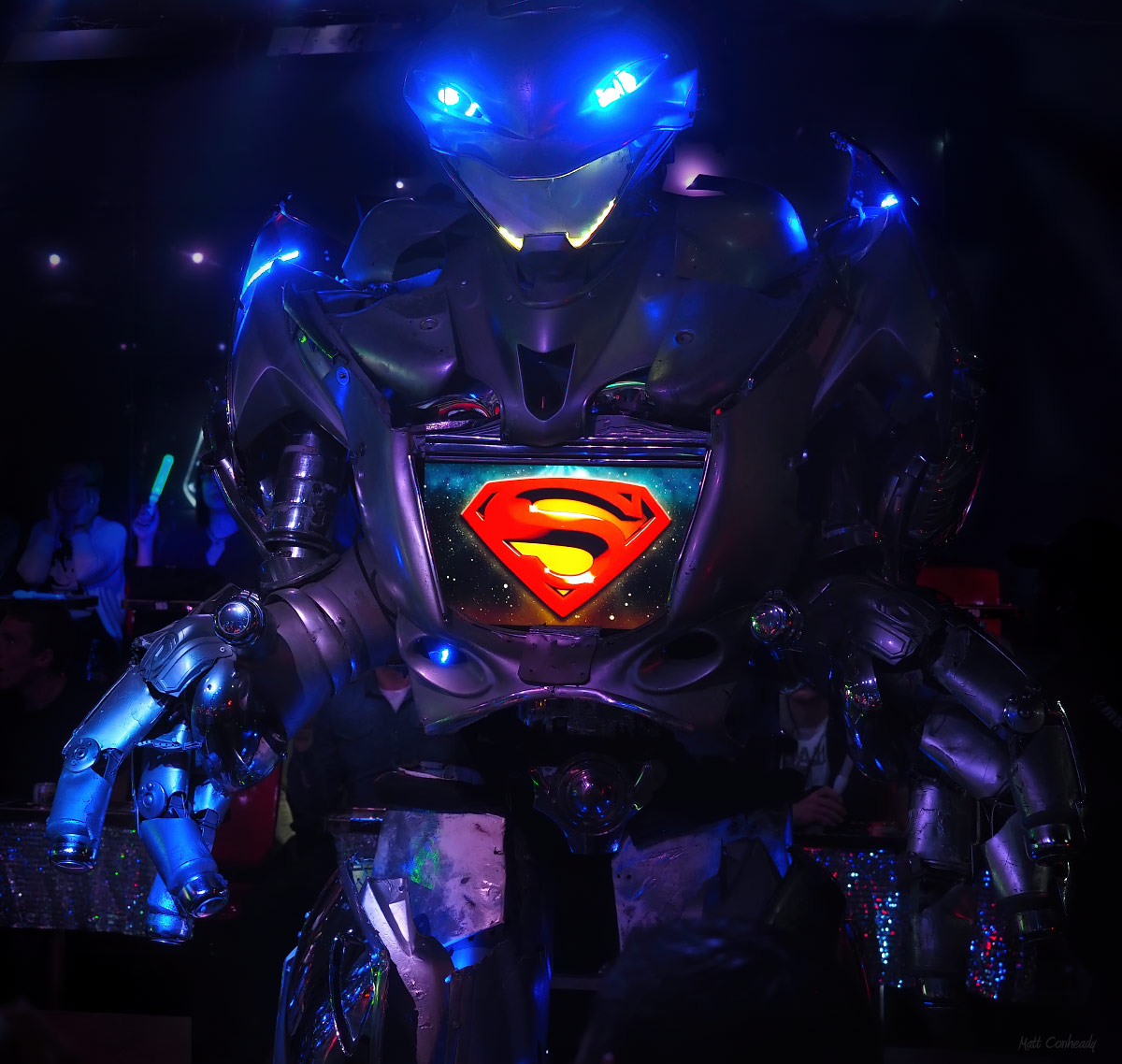 superman robot at the Robot Restaurant in Shinjuku, Tokyo