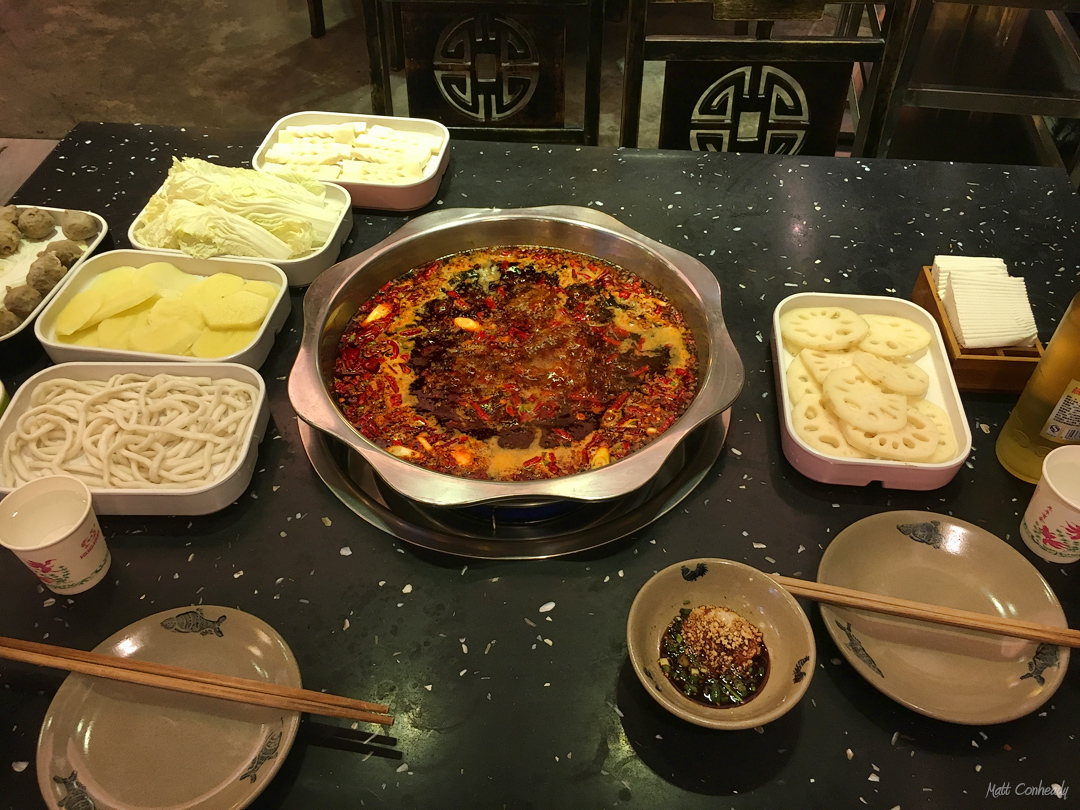 spicy sichuan hot pot