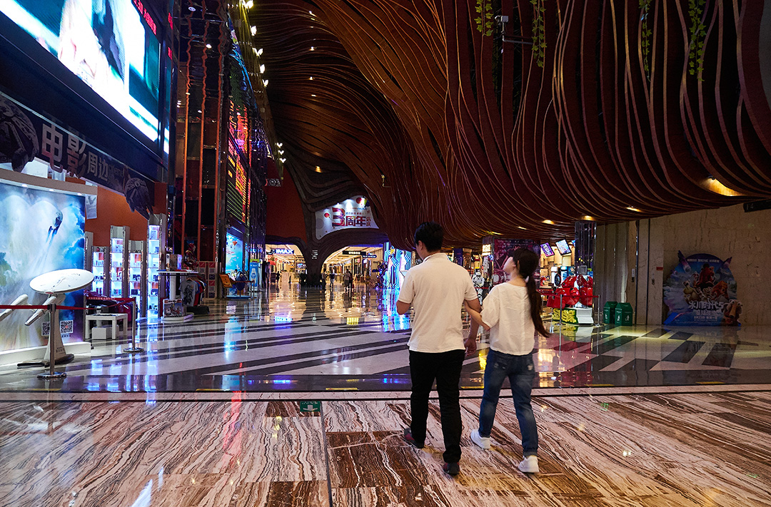 movie theater (cineplex) in the Chengdu Global Center - Lobby