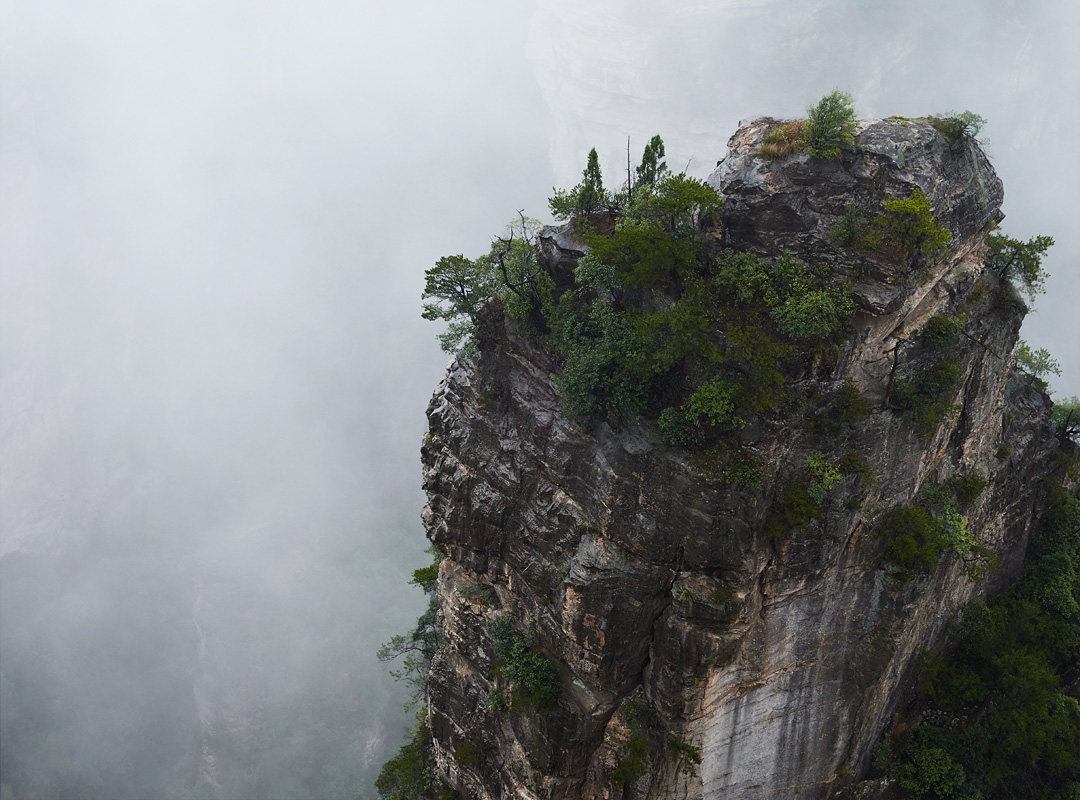 Closeup of a Zhangjiajie mountain peak