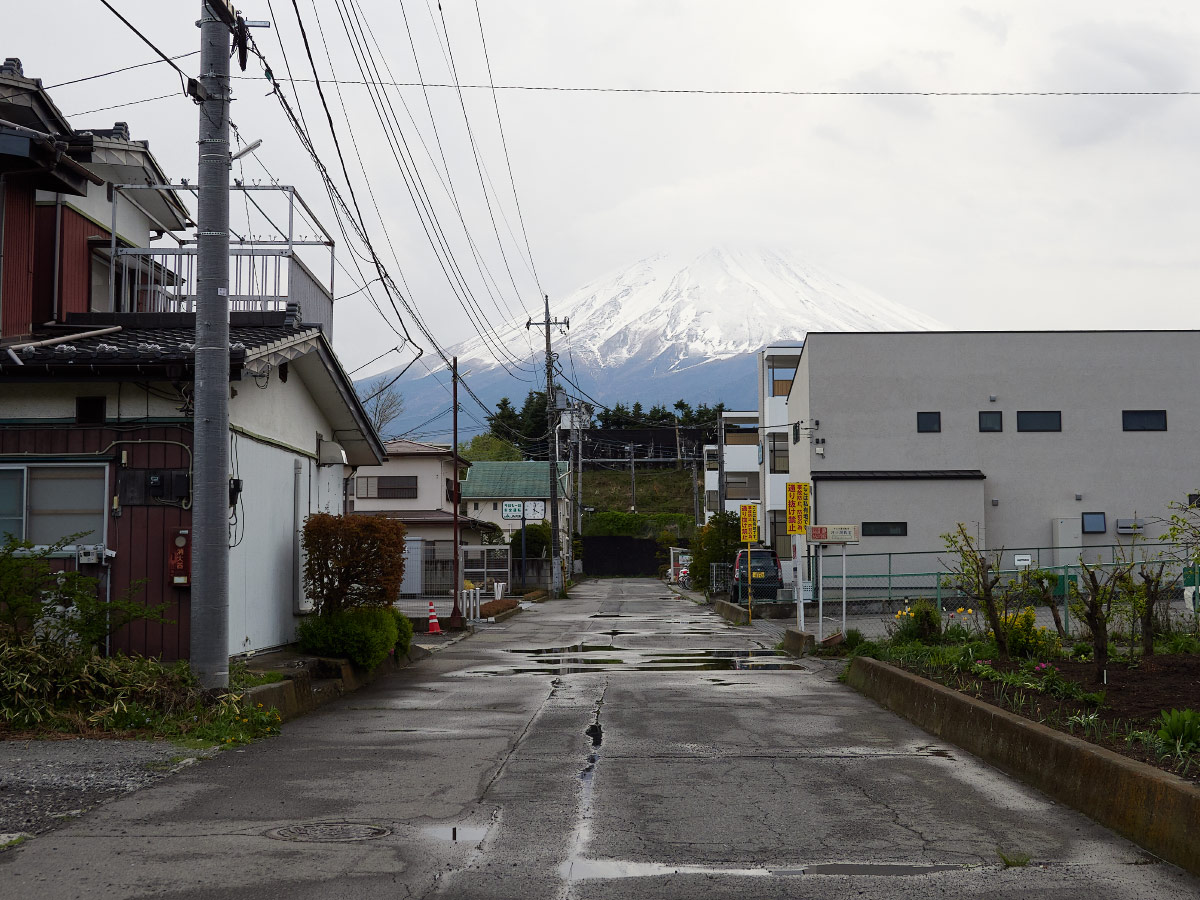 Mount Fuji, street view