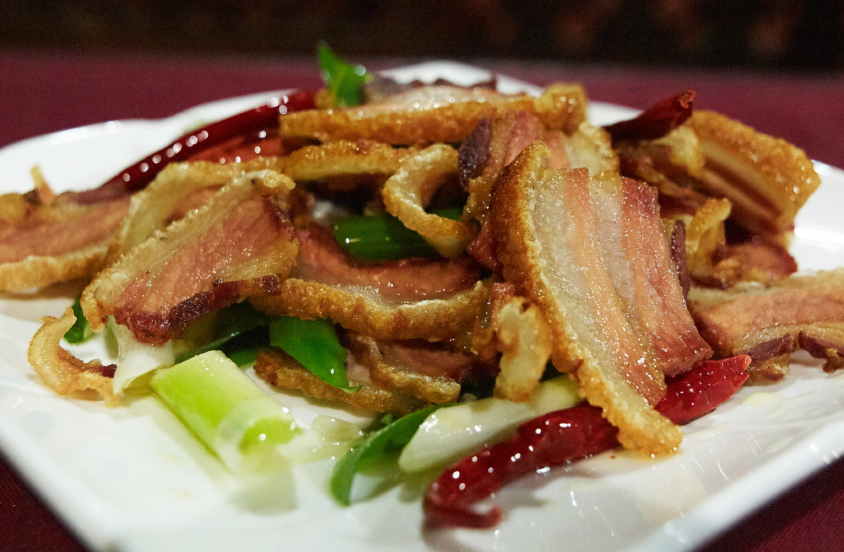 roast pork belly, tibetan style